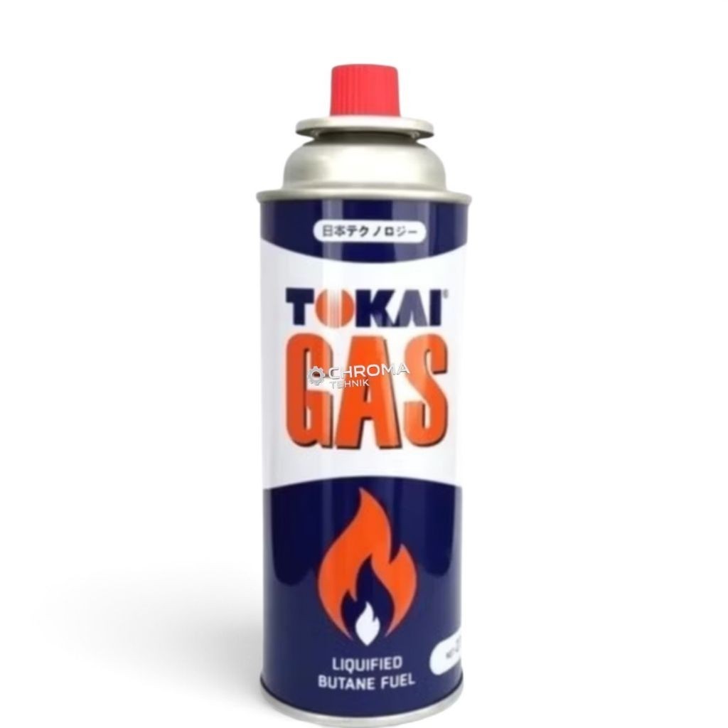Gas Portabel Tokai Isi 235 Gram - 100% Baru, Bukan Refill, Aman untuk Kompor Portabel