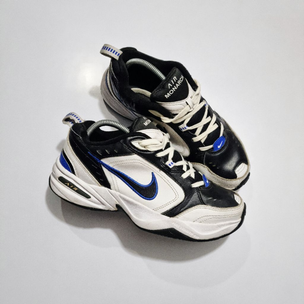 Nike Monarch IV 'White Black Blue' Original Second Size 42,5/27cm