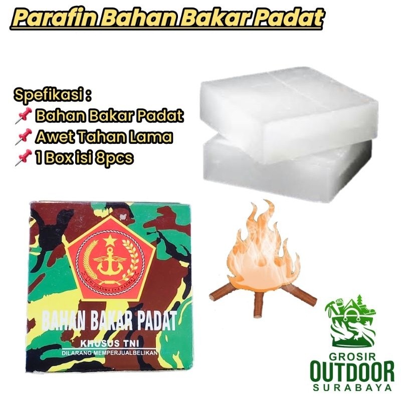 Paravin parafin bahan bakar padat
