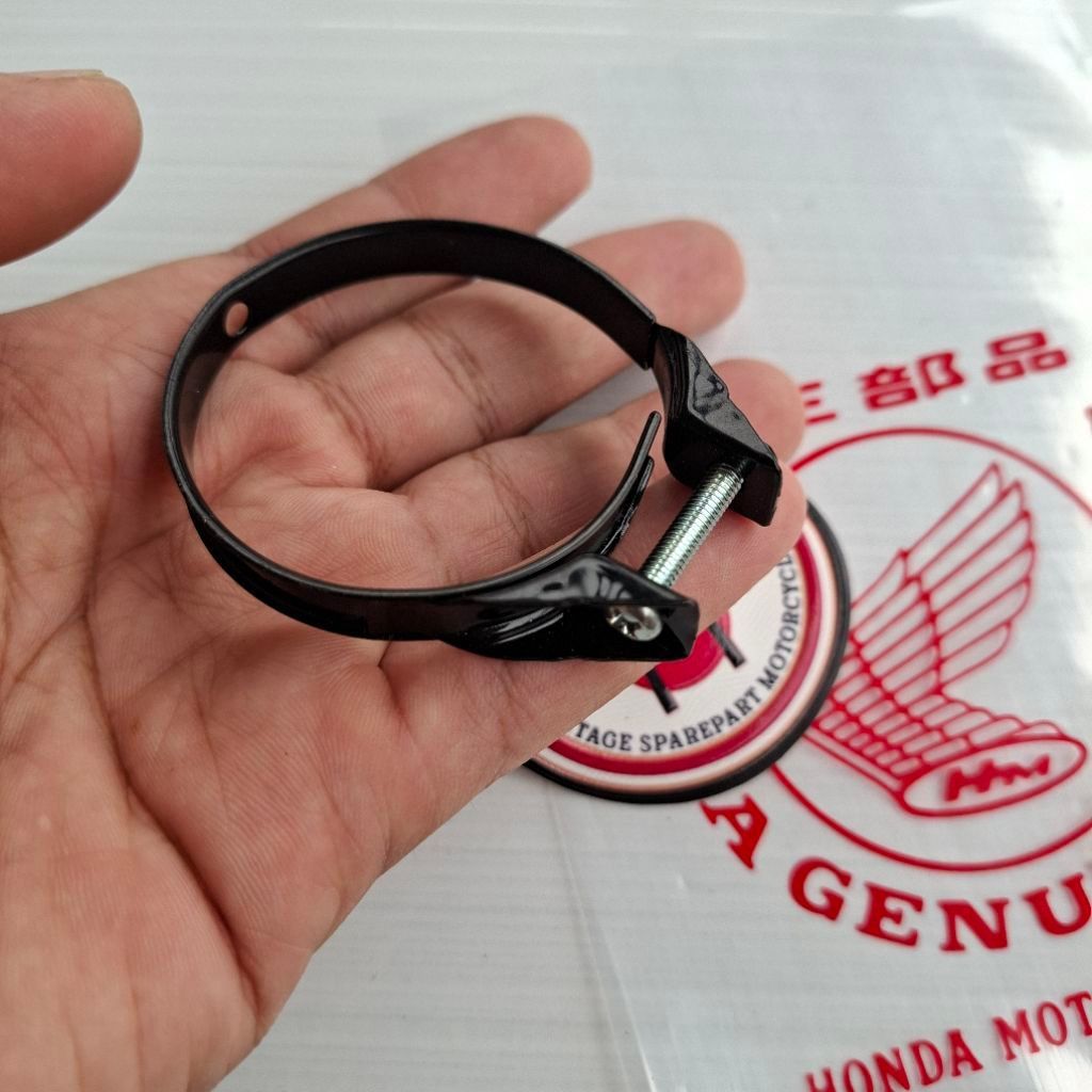 clamp klem braket karet filter karbu hitam cb100 cb125 gl100 gl125 cg110 cg125 cb cg gl 100 125