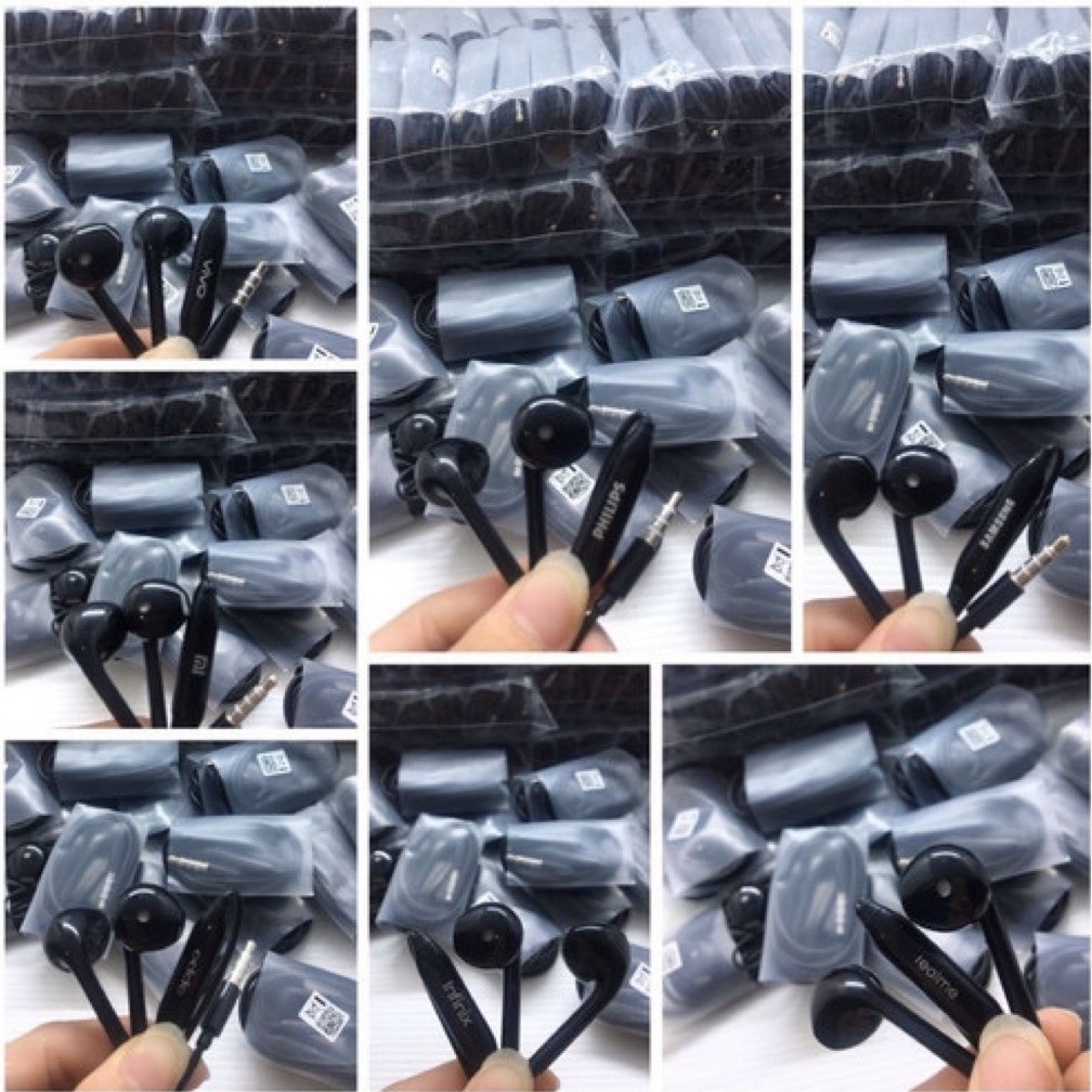 Vivo Headset R11 Hitam Original For Samsung
