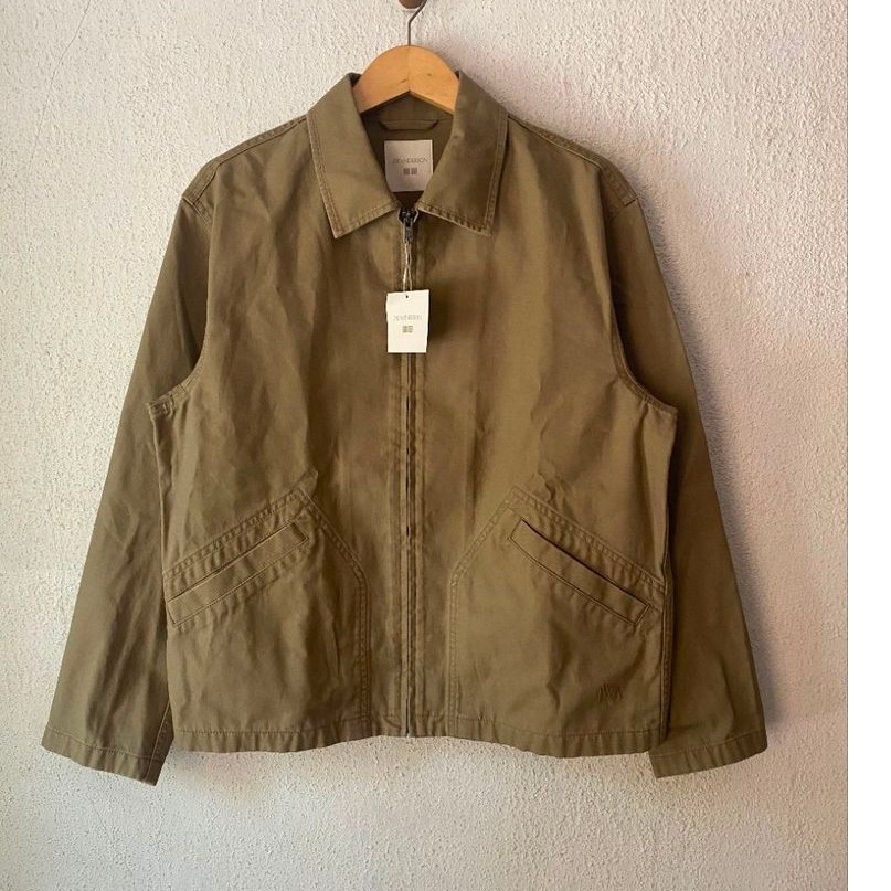 uniqlo blouson jacket jwa brown new