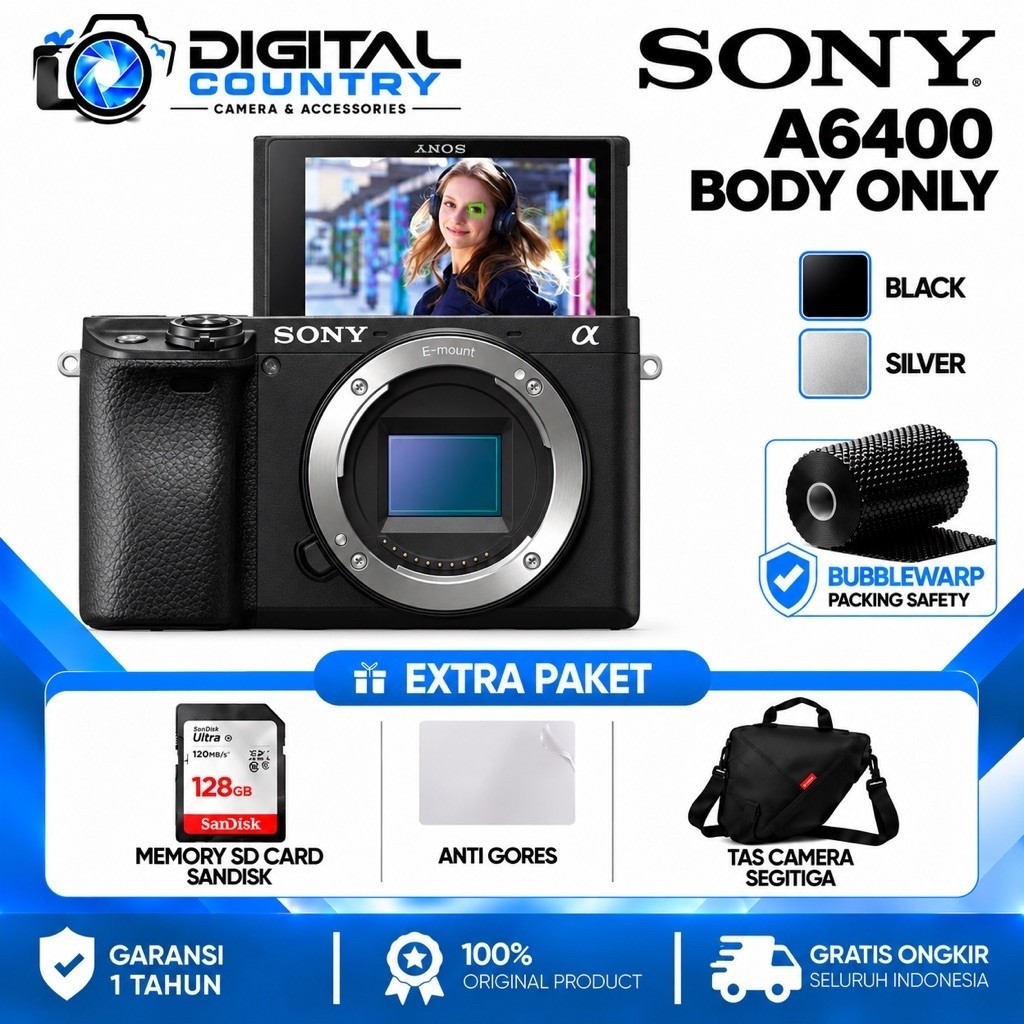 SONY A6400 BODY ONLY / SONY A6400 MIRRORLESS BODY / SONY A6400 / SONY ALPHA A6400