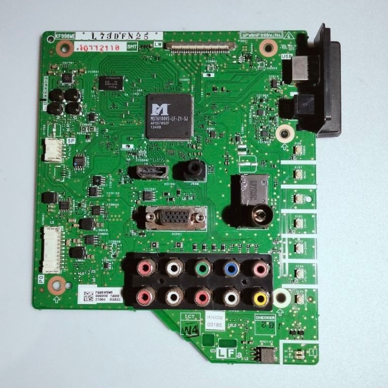 MB SHARP LC-32LE347I LC-32LE348I LC32LE347I LC32LE348I MAINBOARD MESIN TV SHARP.
