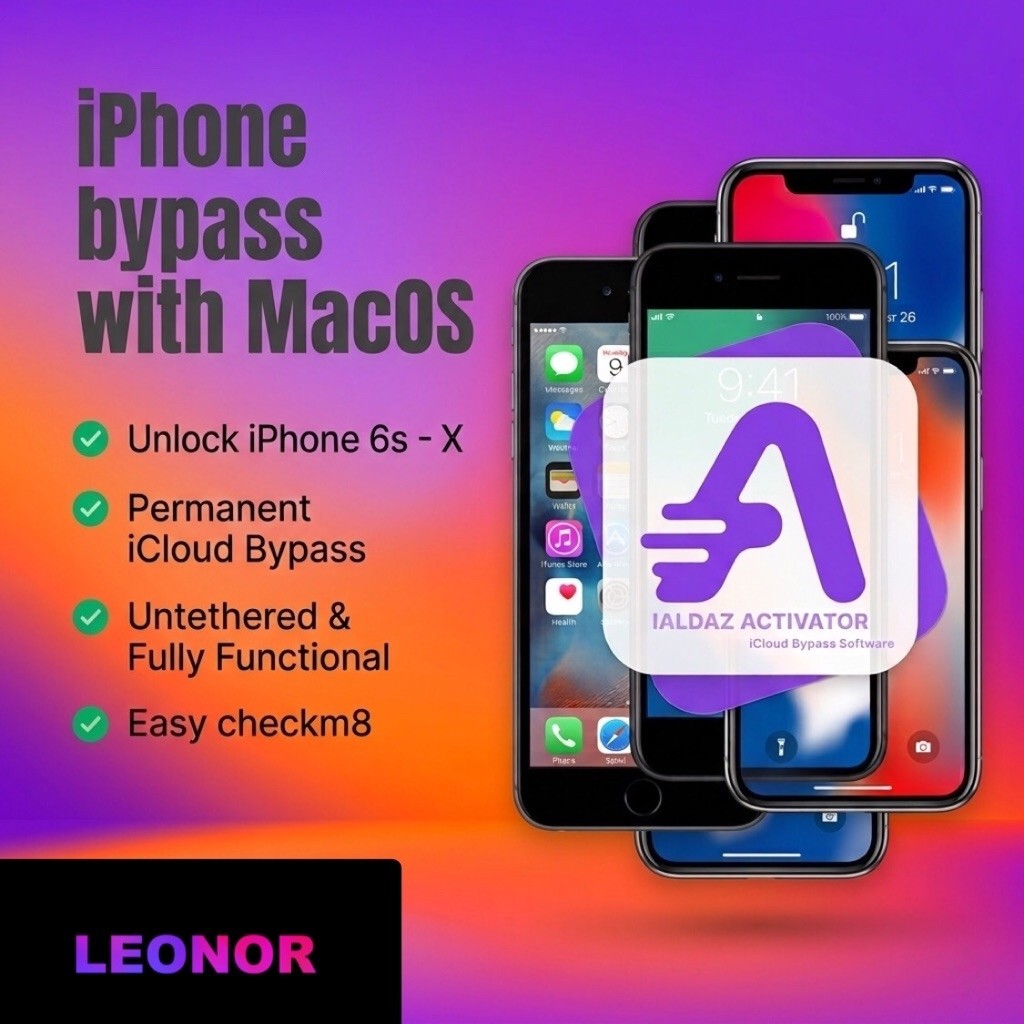 MacOS, Tool Bypass iPhone 6s-X, Untuk Bypass iPhone dengan MacBook, iMac, Mac Mini, Skip Setup iPh