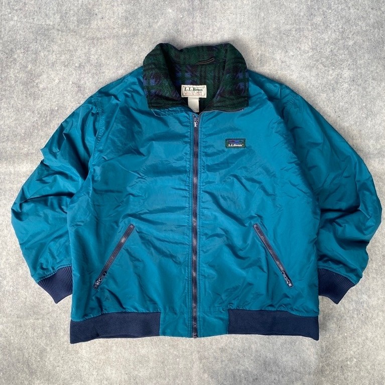 Jacket LL Bean Sherpa tartan