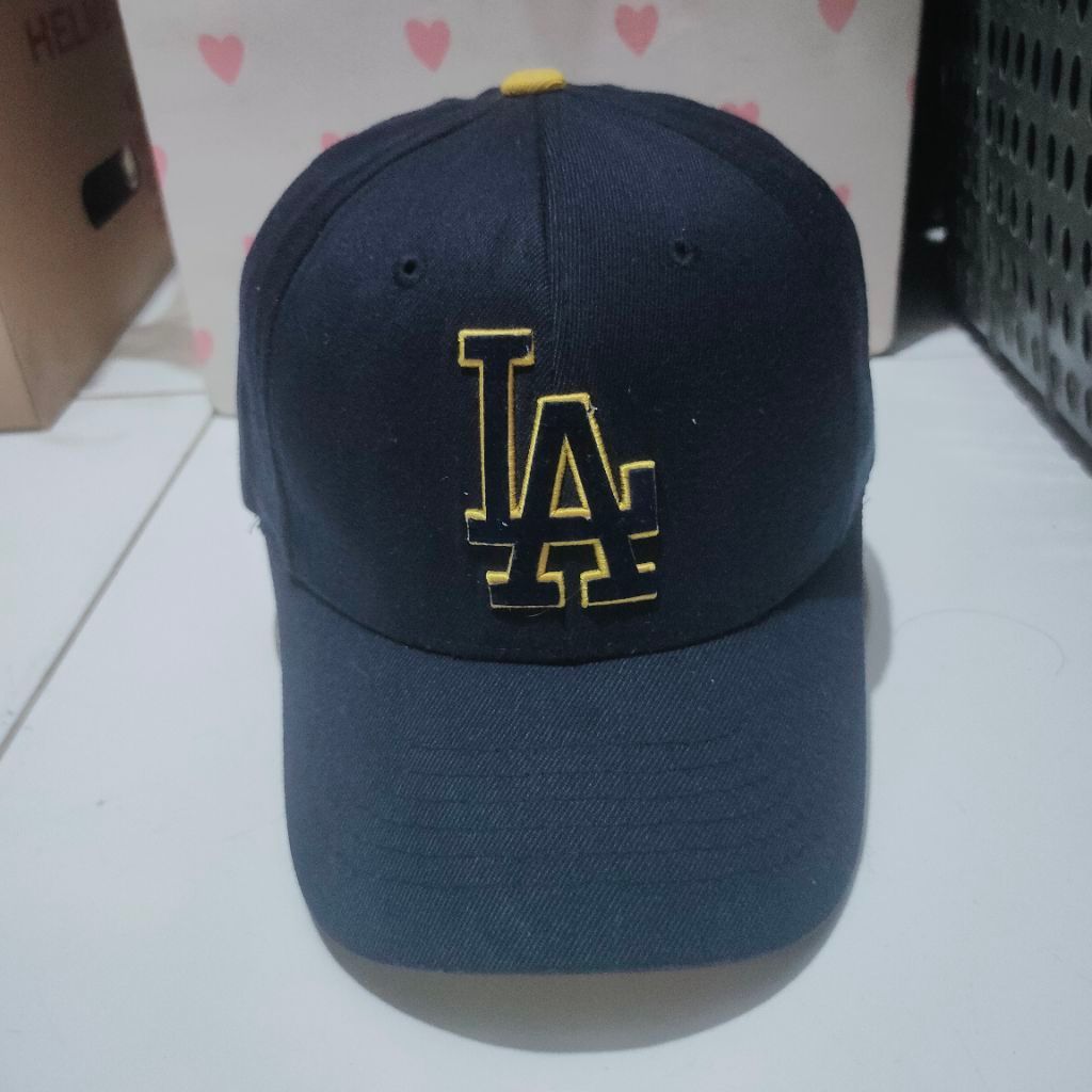 Topi MLB La Dodgers patch bordir