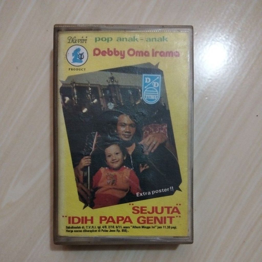 DEBBY OMA IRAMA - POP ANAK2 - NAVIRI PRODUCT - Kaset Pita - Bekas Murah Original - C8