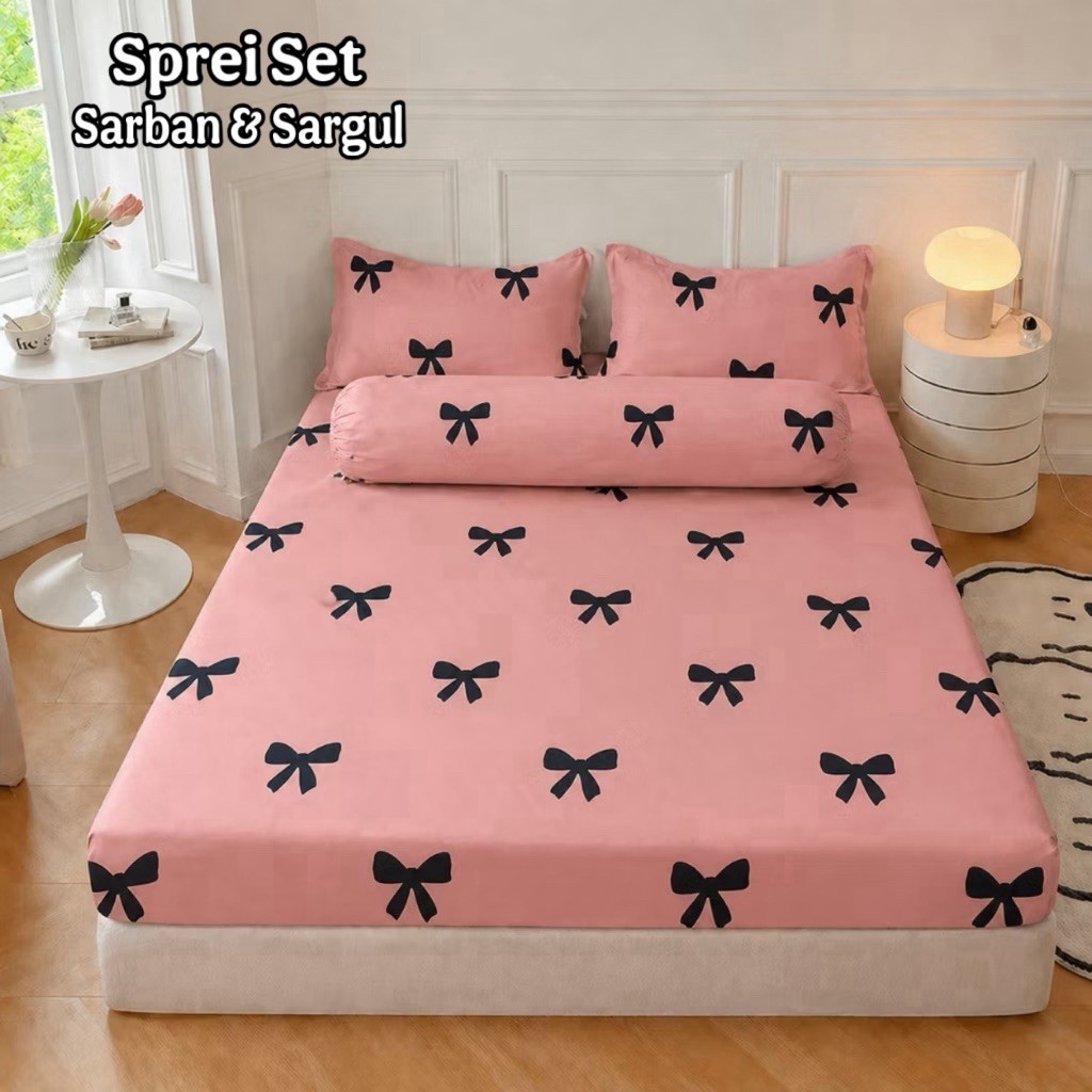 SPREI AESTHETIC MOTIF BUNGA UKURAN 120, 160, 180x200 / SET SPREI HOMEMADE KATUN HALUS FREE SARBAN SA