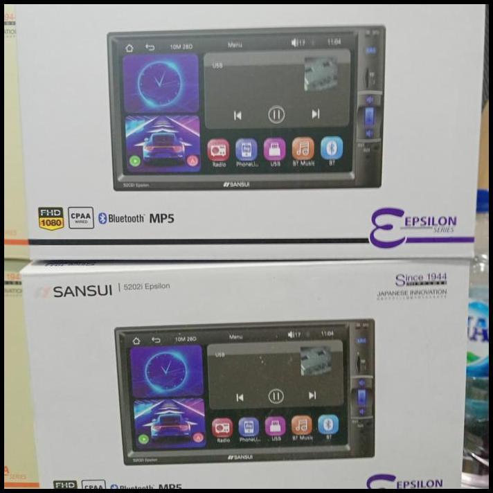 GRATIS ONGKIR HEAD UNIT DEKLAS SANSUI MP5 LAYAR 7INCH ANDROID AUTO DAN APPEL CARPLAY 