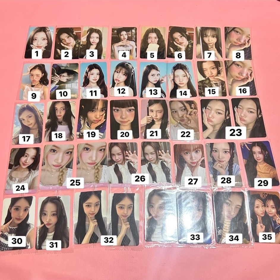 [READY STOCK] PC PHOTOCARD HEARTS2HEARTS H2H JIWOO CARMEN YUHA A-NA STELLA JUUN IAN YE-ON SCARLETT T