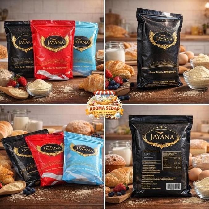 Bubuk Tabur Perasa Kue Cap JAYANA Aroma Khusus (Dingin/Freezer dan Non Dingin) 1KG dan 1/2KG (500gr)