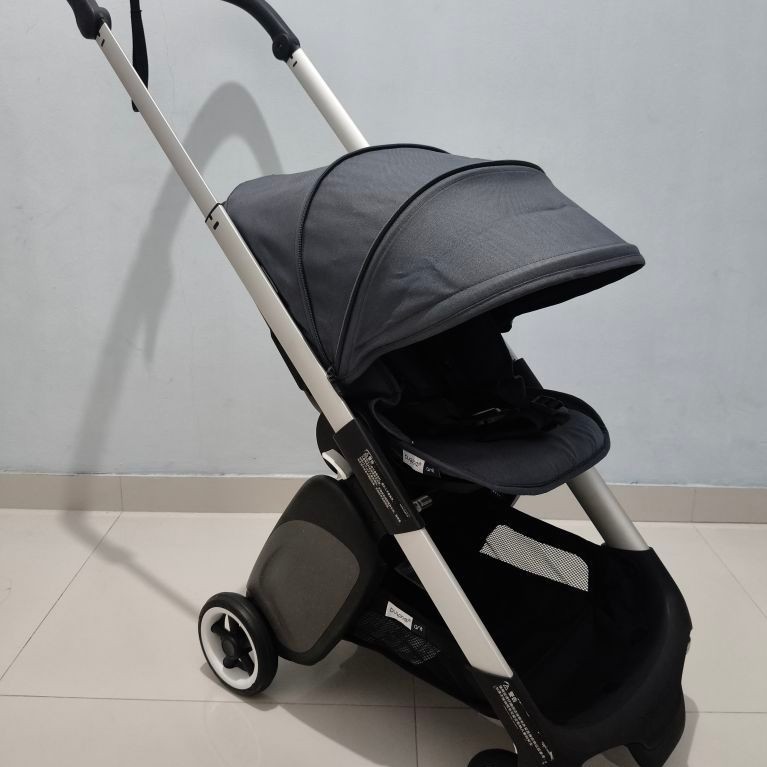 stroller bugaboo ant steel blue - preloved