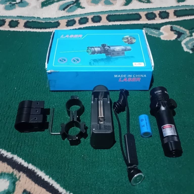 LASER SENAPAN TEMBAK SCOPE LASER HIJAU 803