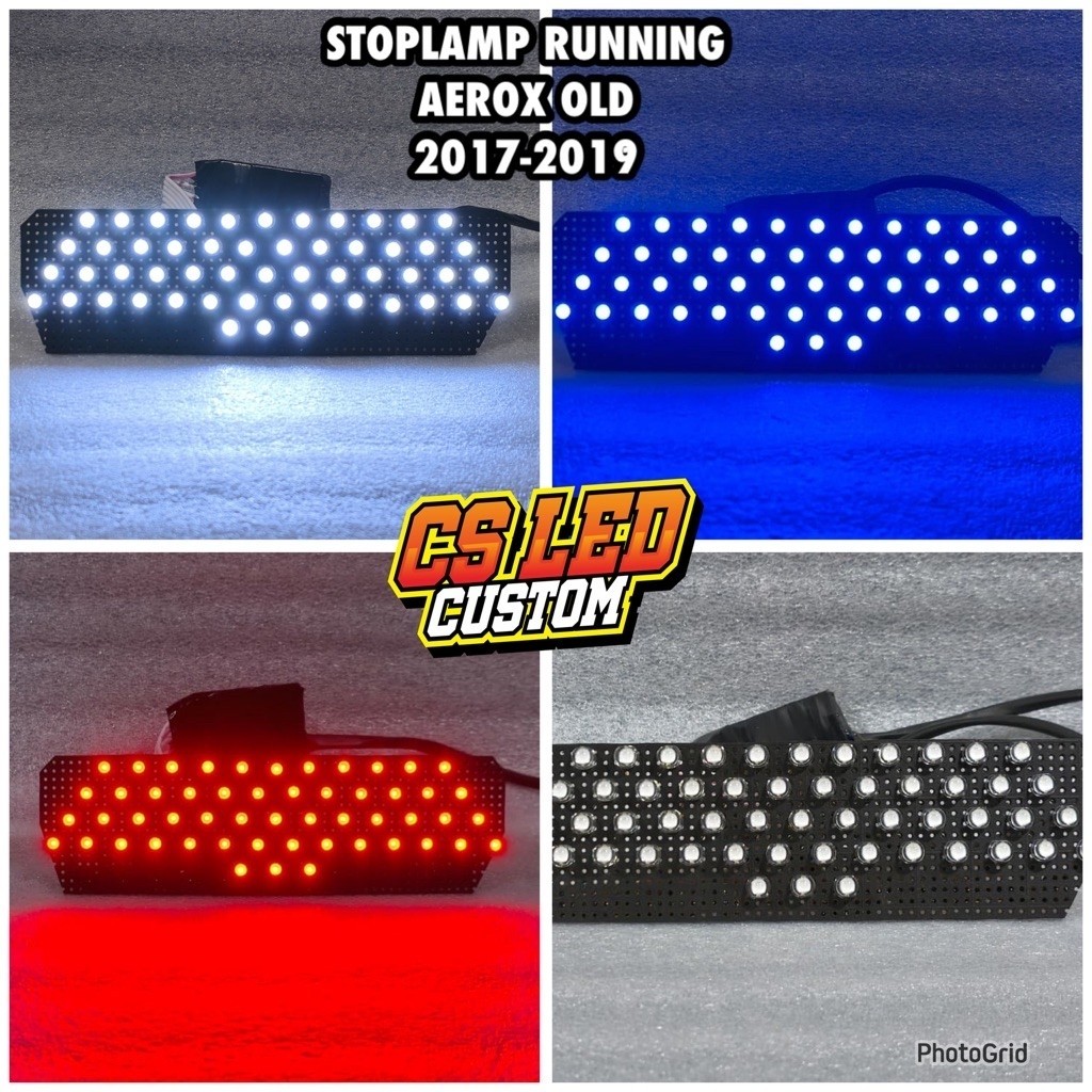 Stoplamp Running Aerox Old 155 / Aerox Lama 2017 - 2019 11 mode FREE SOKET