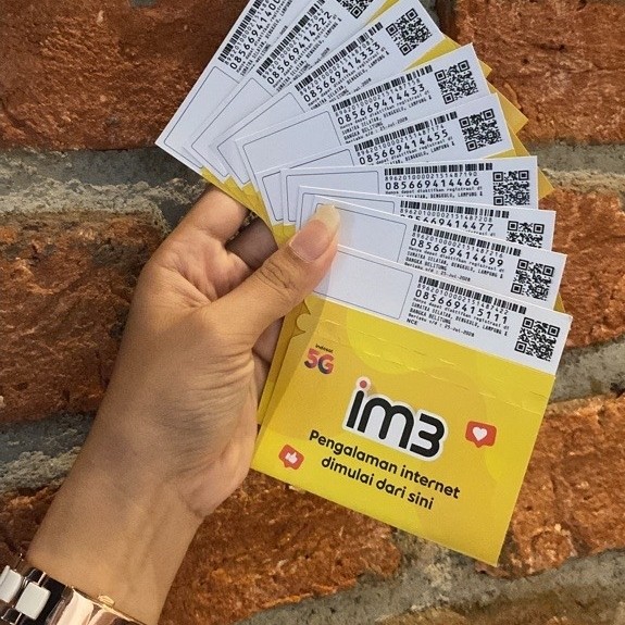 KARTU PERDANA INDOSAT IM3 NOMOR CANTIK SEGEL REGIS KHUSUS WILAYAH SUMATERA SELATAN, BENGKULU, LAMPUN