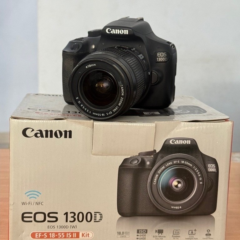 Kamera Canon 1300d second murah