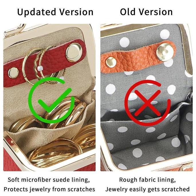 Dompet Wanita Royal Bagger Tas Koin Mini Dari Kulit Asli, Dompet Koin Dengan Kunci Tekan Warna Polos