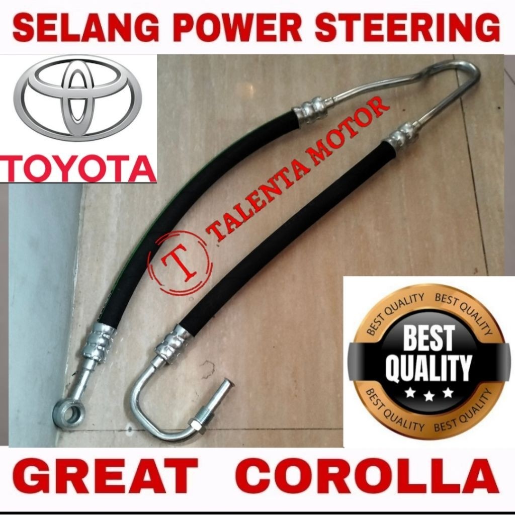 AE101 + AE111 + AE112 SELANG POWER STEERING TEKANAN TINGGI TOYOTA GREAT COROLLA + NEW COROLLA + ALL 