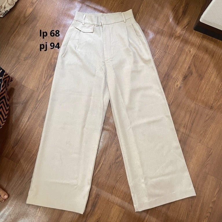 oro pants yeona beige size m pl