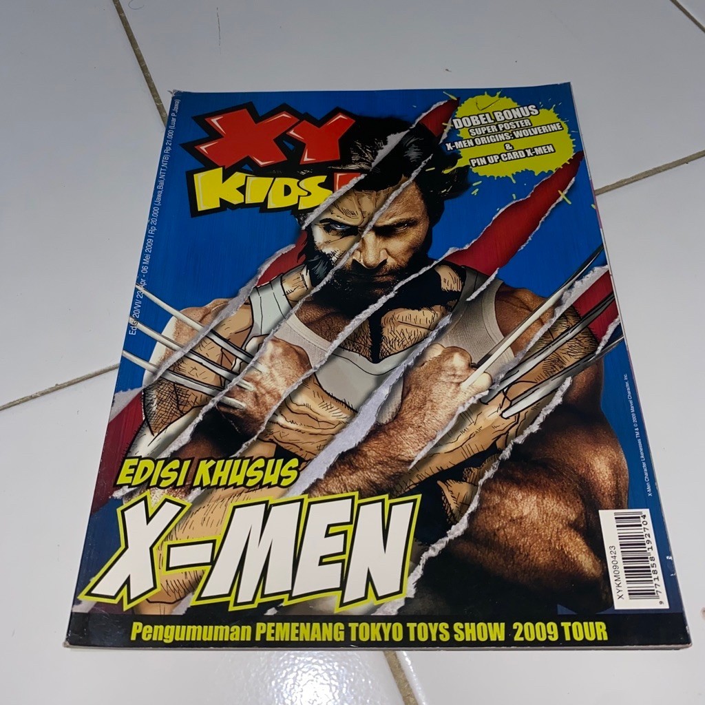 majalah XY kids edisi khusus X-men