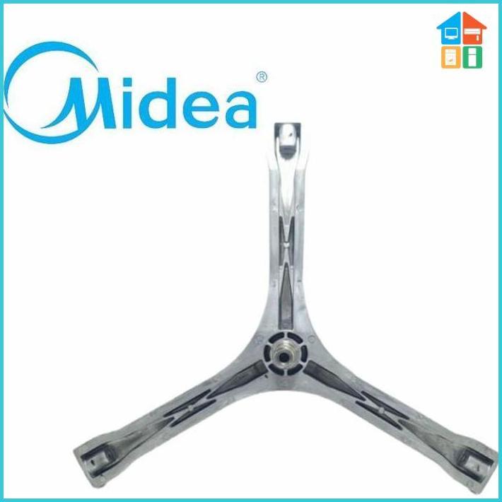 Baling Baling Spider Drum Segitiga Untuk Mesin Cuci Midea Mfs70-10302 Asli