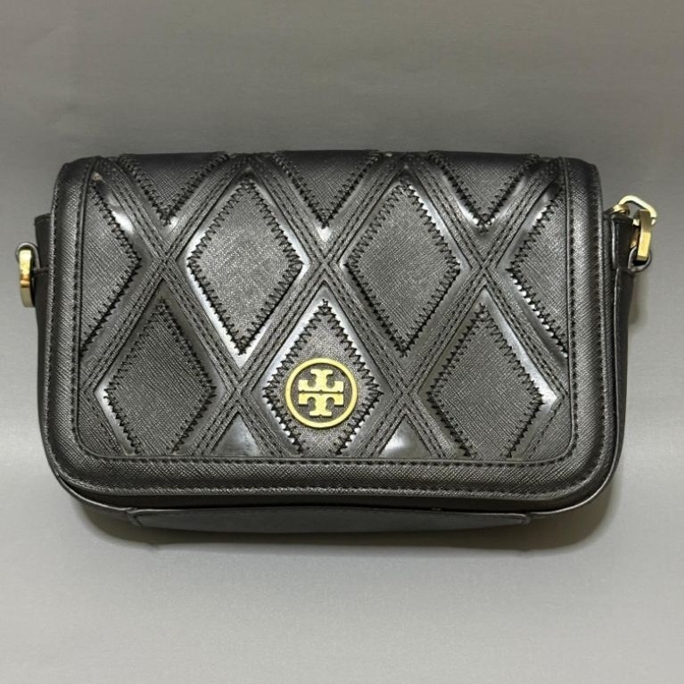 Tory Burch Robinson Patchwork Chain Mini Bag