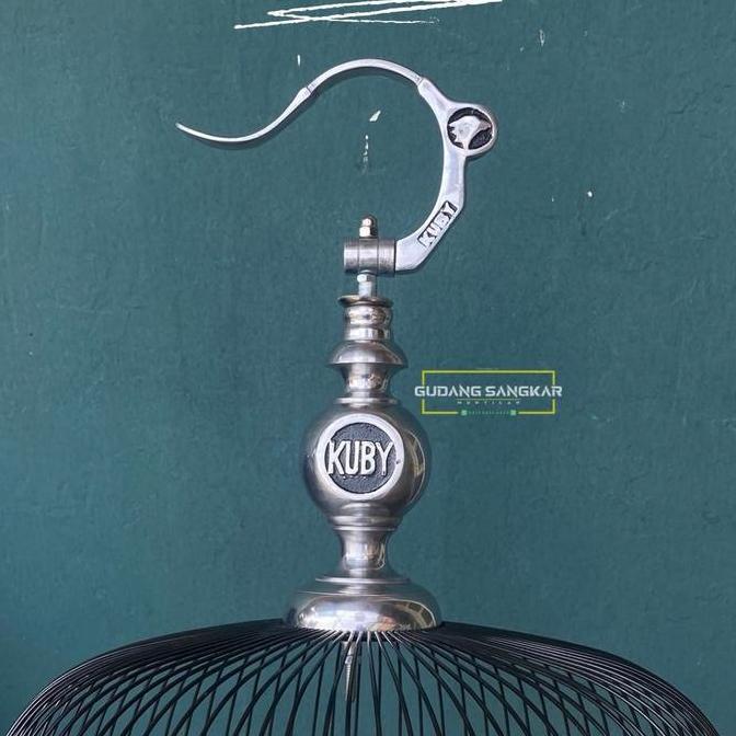 [KUBY] Gantungan Lipat dan Pion Merk KUBY warna chrome