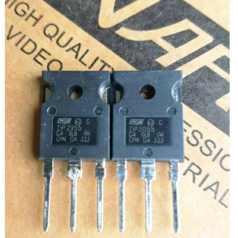 TRANSISTOR TIP 2955-3055 ST  / TIP3055-2955 ST