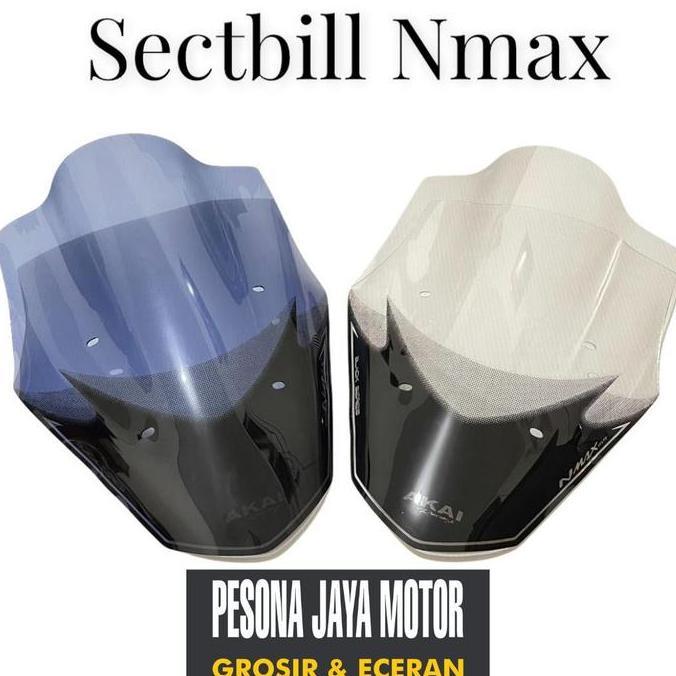 WINSHIELD NMAX VISOR NMAX TAMENG KACA DEPAN NMAX OLD 2015-2019 & NMAX NEW 2020-2021 MODEL SECTBILL S