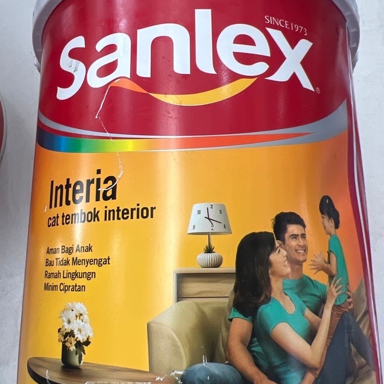 Sanlex Interia - Cat Tembok Interior Akrilik Low Odor