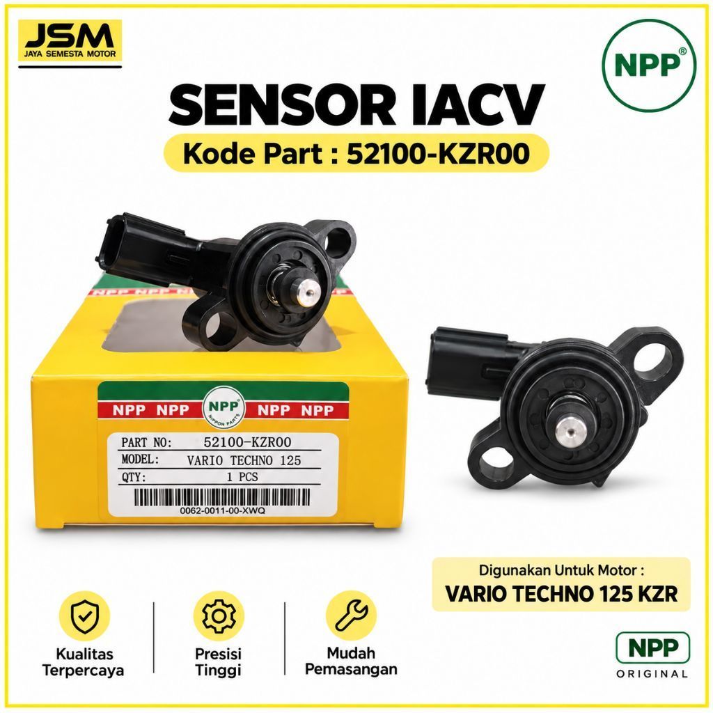 Sensor IACV Selenoid NPP Vario 125, Vario 125 Techno 52100-KZR00 Original ORI NPP