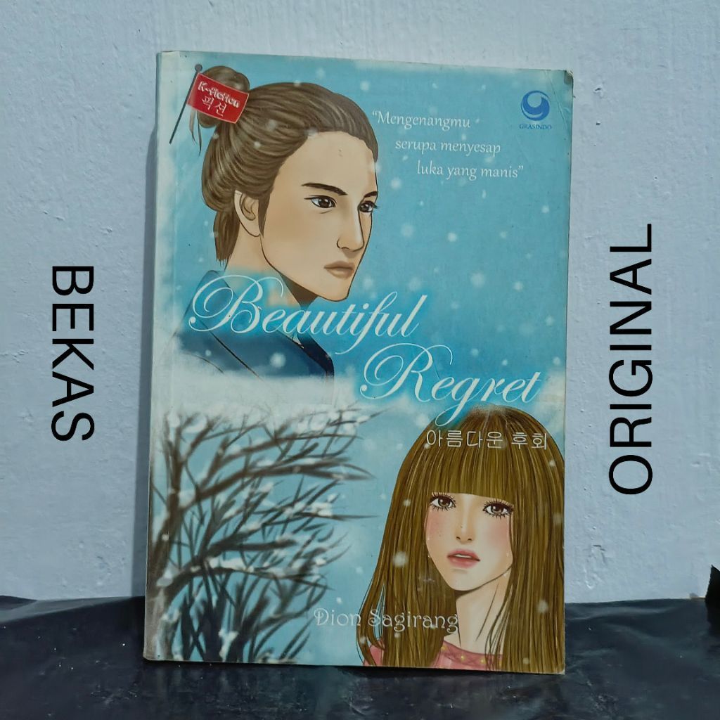 ( BUKU BEKAS ) ( ORIGINAL ) Beautiful Regret Dion Sagirang Novel Korea Penerbit Grasindo