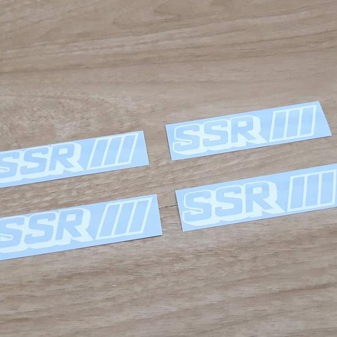 WAHYUWID12 - STIKER VELG MOBIL SSR SP1 VERSI MONOCHROME