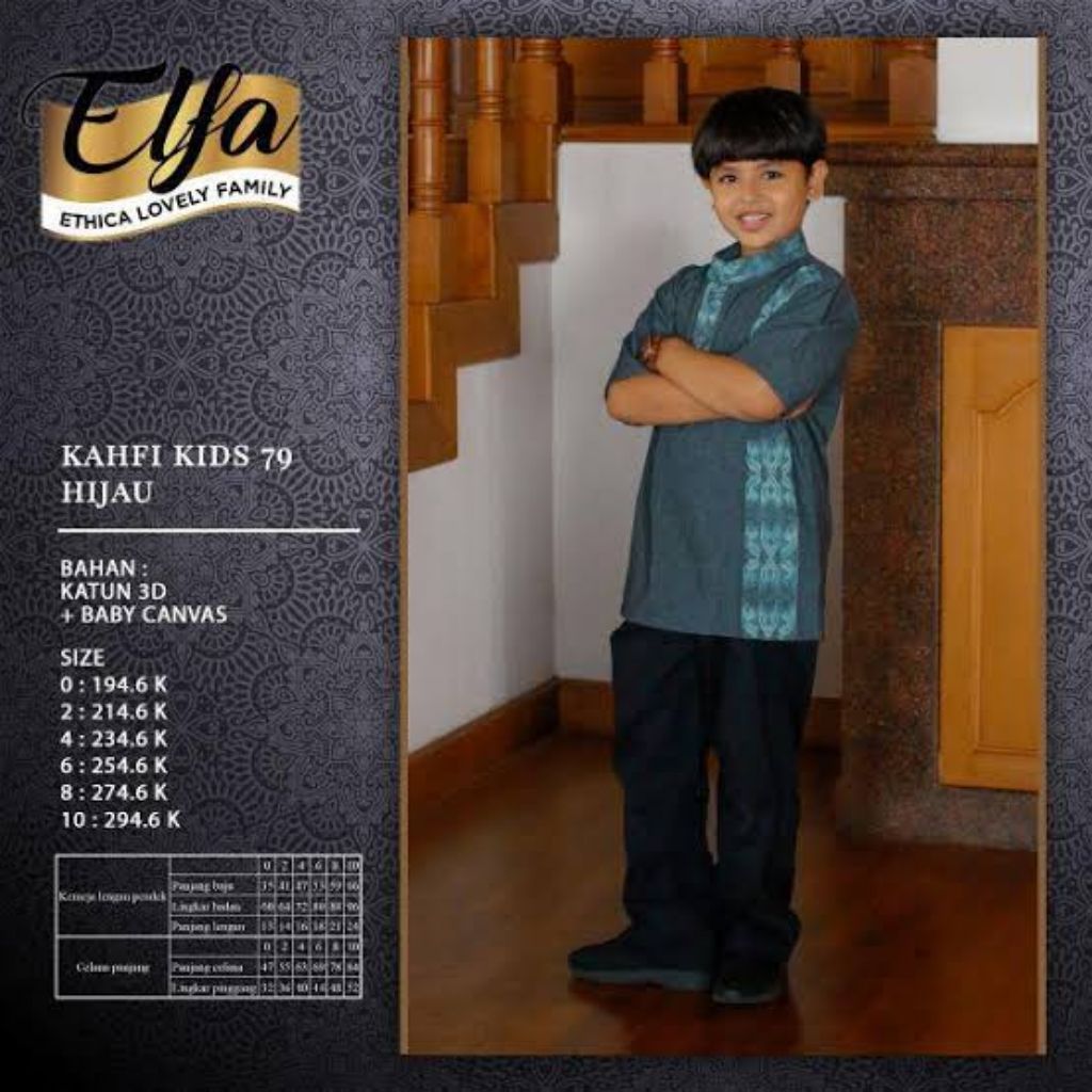 ETHICA KAHFI 79 KIDS KOKO ANAK