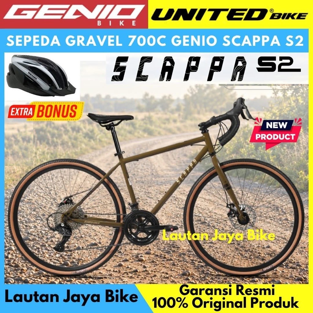 SEPEDA ROADBIKE GRAVEL GENIO SCAPPA S2 New