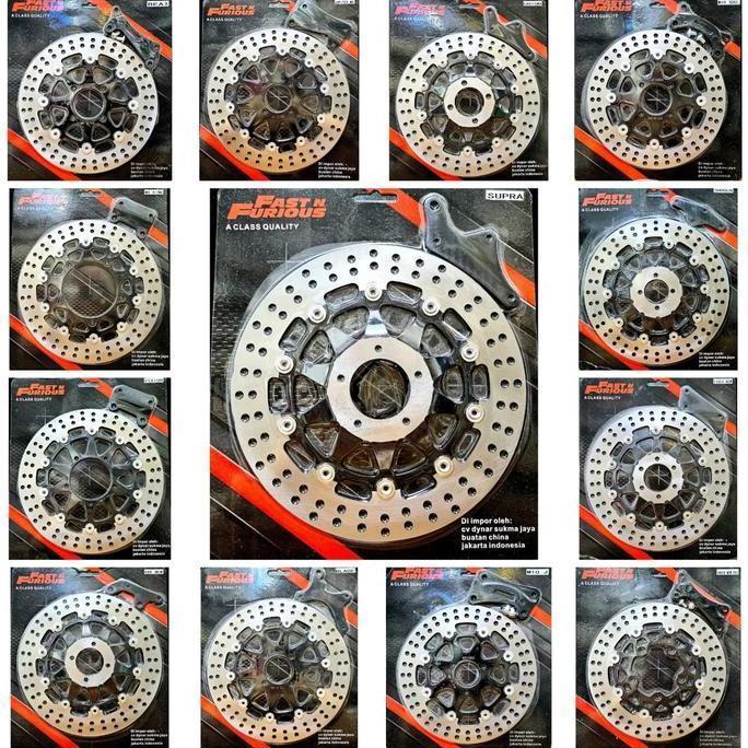 HARGA DISC - Piringan cakram lebar disc brake jumbo depan 300mm 260mm plus breket fast n furious