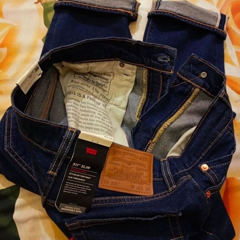 Lev is 511 Size 29 Selvedge Denim