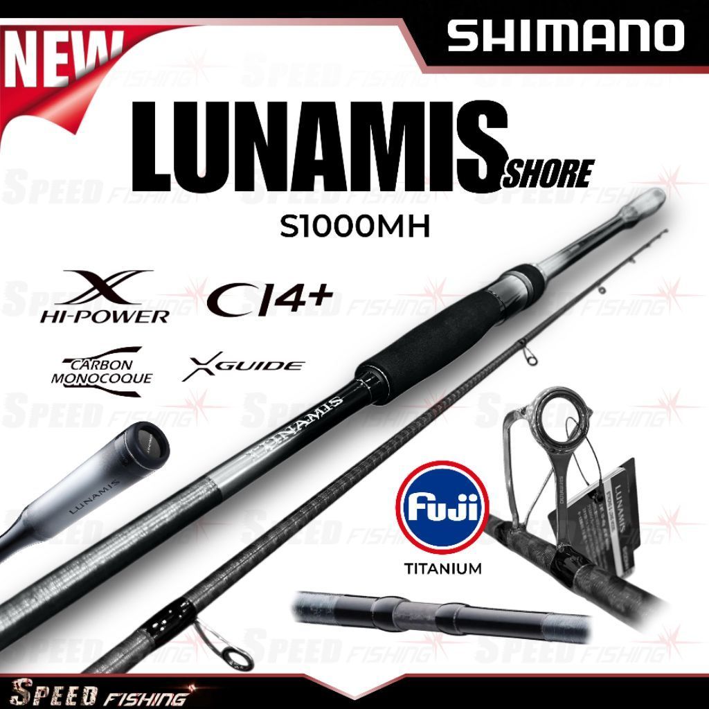 Joran Pancing Shimano Lunamis 2026 Spinning Shore Casting