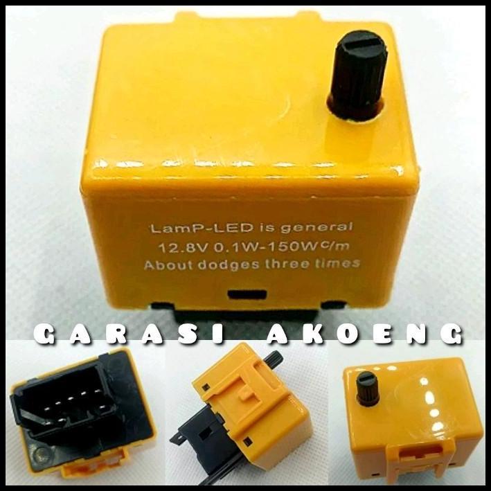 TERLARIS FLASHER LED BISA DIATUR KECEPATAN TOYOTA CALYA AYLA AVANZA INNOVA FORTUNER NAV1 YARIS RUSH 