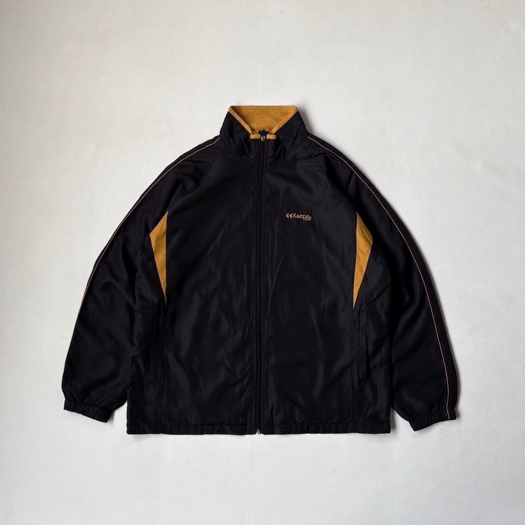 Kaepa Fleece Windbreaker Jacket Black