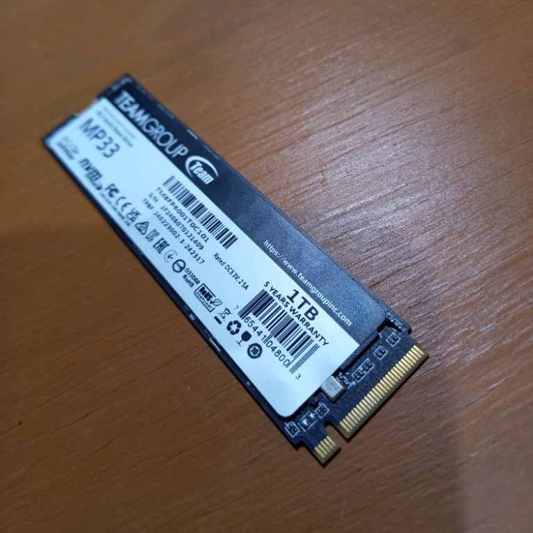 NVMe Team MP33 1TB