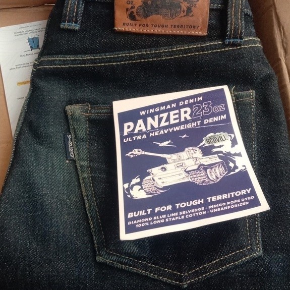 Wingman Denim Panzer 23oz Slim Straight