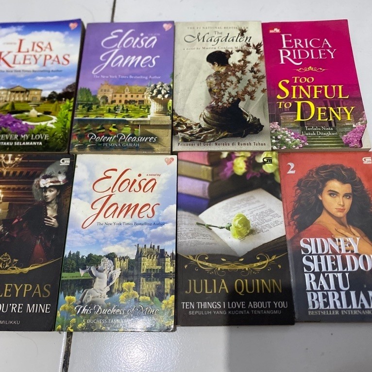 Novel2 Best Seller | Preloved, Buku Bekas