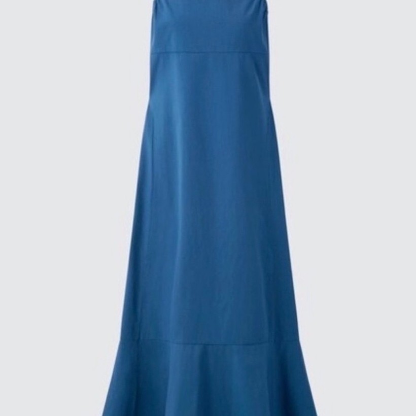 Kamisol Katun Dobby Tiered Dress Uniqlo Hana Tajima