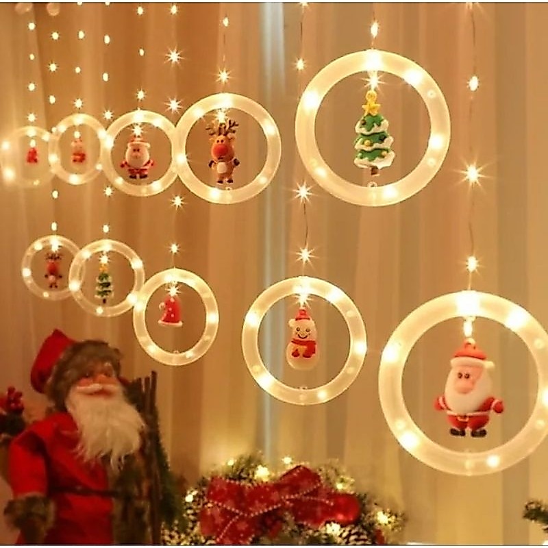 Hiasan Lampu Led Natal 10 Pc Bola Natal Led Lampu Ornamen Natal