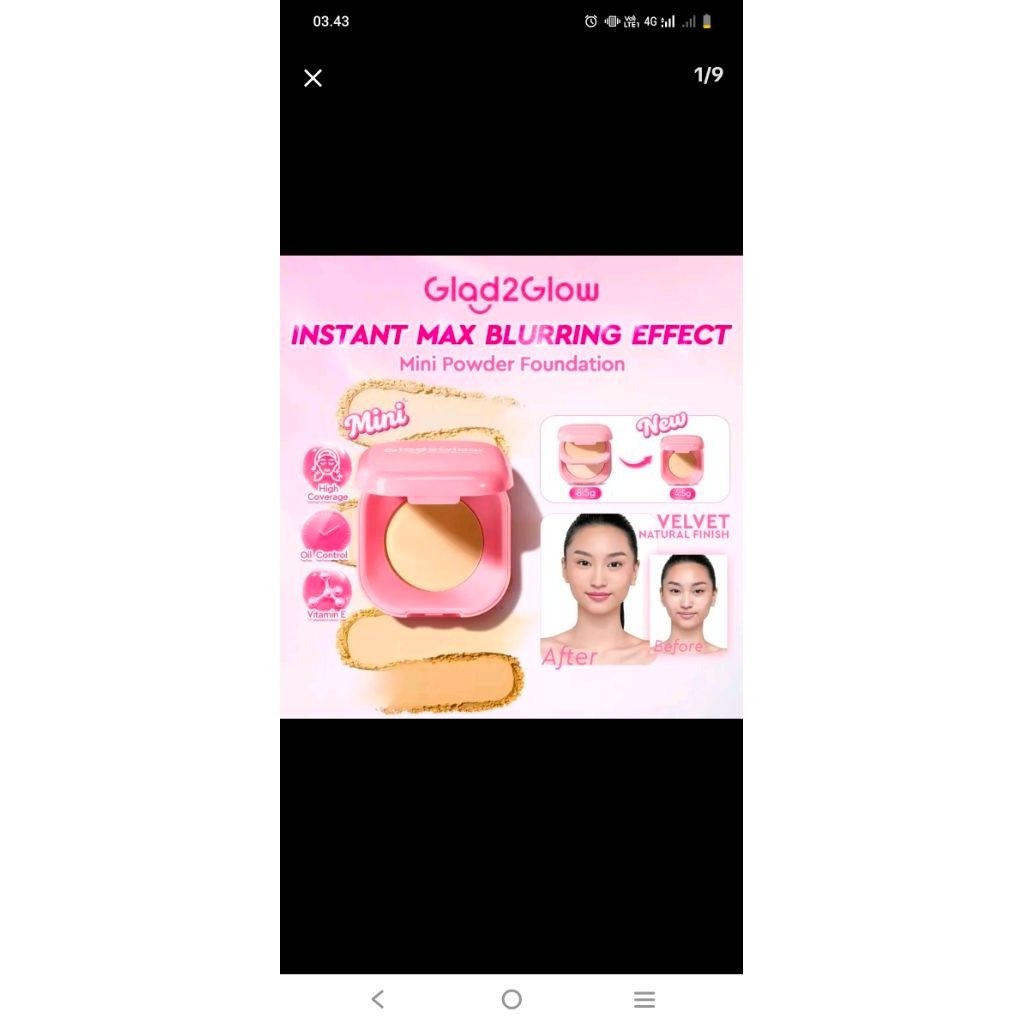 bedak glad2glow