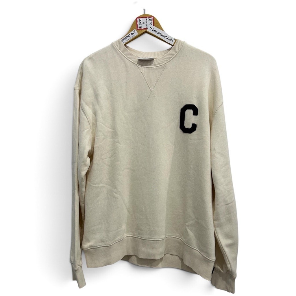 COVERNAT Cream Crewneck Second Original