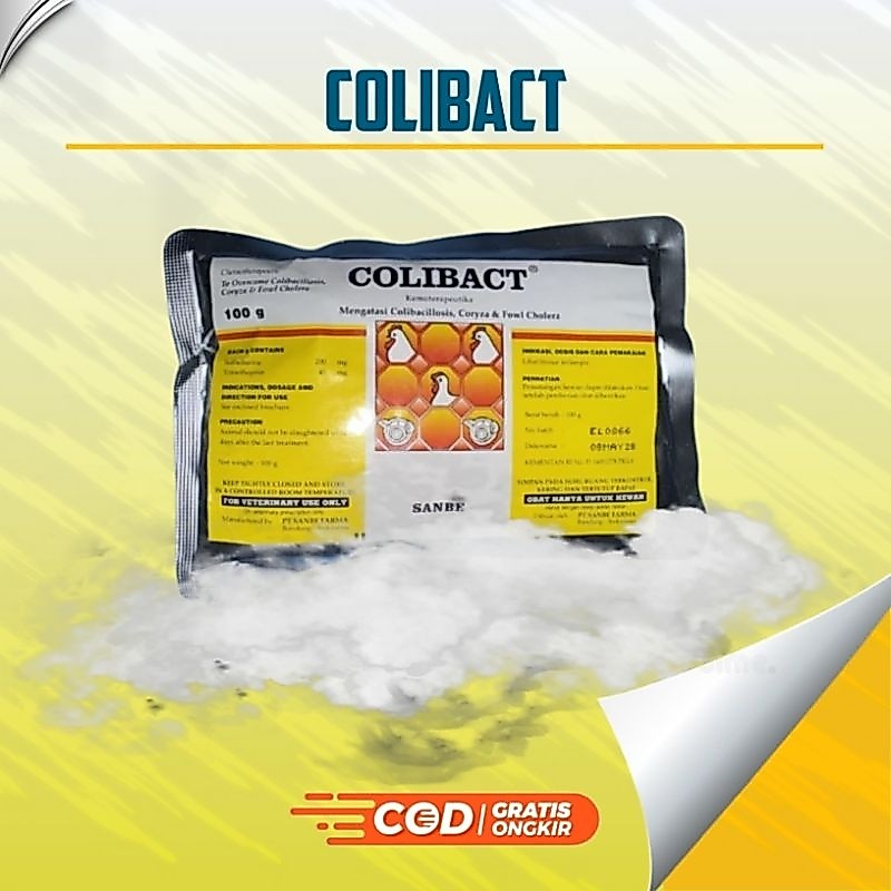 COLIBACT 1 KG ISI 10 BUNGKUS 100 GRAM OBAT AYAM BABI