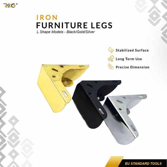 (Masterpiece) Kaki Furnitur Nakas 55 Mm Sofa Table Cabinet Leg FUL-070